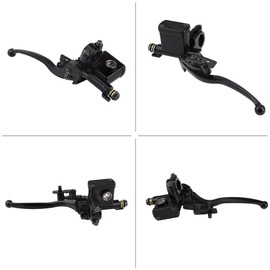 7/8" 22mm Quad ATV Front Left Brake Pump, Universal Left Brake Clutch Master Cylinder Lever Pump 50cc 110cc 150cc Dirt Bike Hydraulic Brake Lever