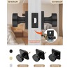 Haidms Matte Black Door Knobs Interior Privacy, Heavy Duty Square
