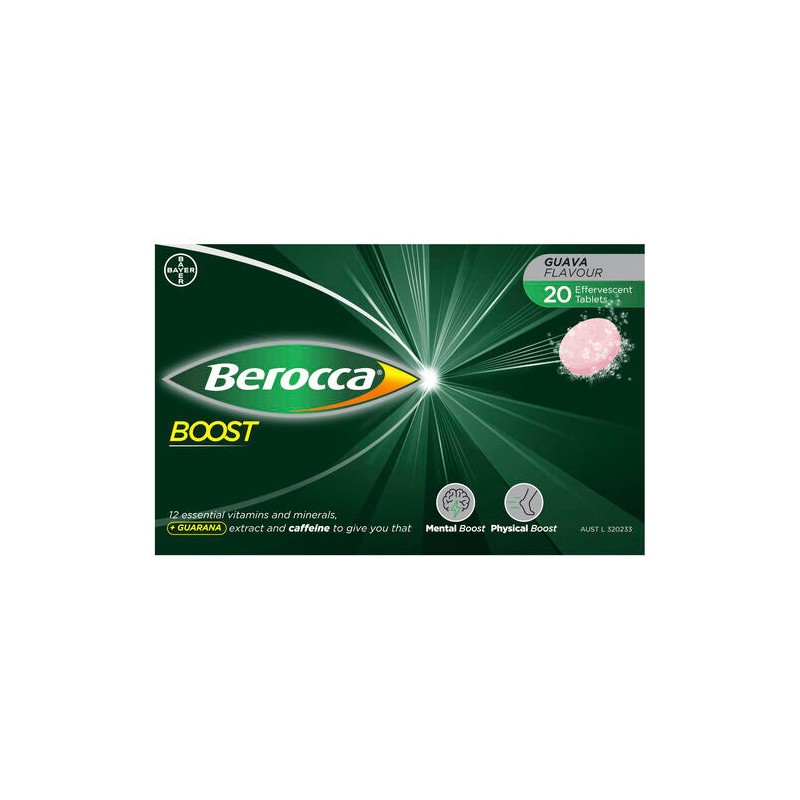 Berocca Boost Effervescent Tablets 20 Pack