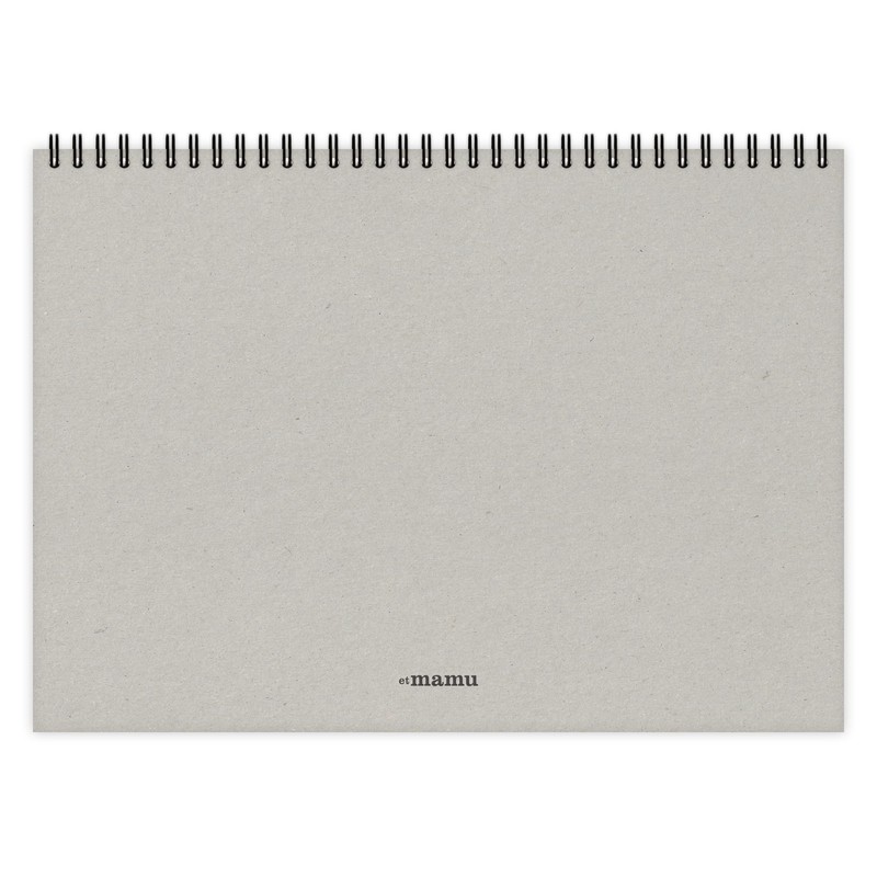 etmamu 258 Weekly Planner A4 Abstract Shapes No. 4, 60