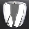 Open Face Helmet Visor Motorcycle Helmet Bubble Lens 3-Snap Bubble
