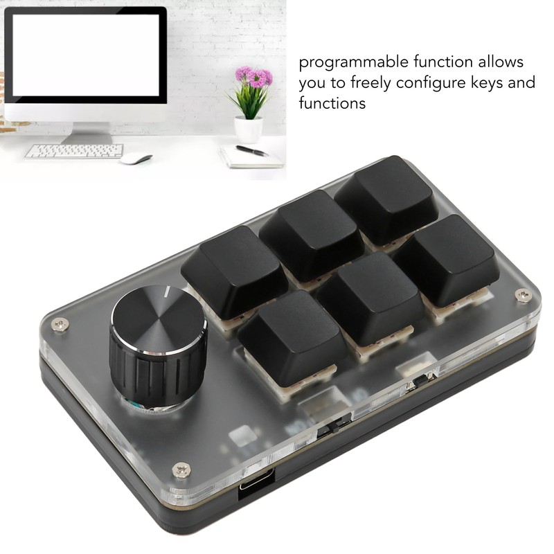 Mini Keypad Knob Design Red Switch Dual Mode Plug and
