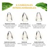 Limpiador Facial con 6 Cabezas y 3 Niveles de Succión