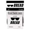 Bread Elastic Shoelaces Shadow Black, 36"