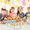 Dyna-Living 2PCS Dessert Table Display Set Acrylic Cupcake Stand 3