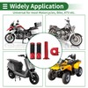 X AUTOHAUX 7/8" 22mm 15/16" 24mm Motorcycle Hand Grips Cover