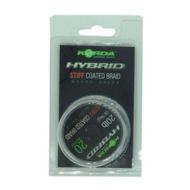KORDA HYBRID STIFF COATED BRAID WEEDY GREEN