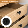 Haisheng 12 PCS Furniture Knobs, Cabinet Knobs, Matte Furniture Knobs