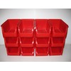 12 Storage Boxes, Storage Boxes, Allit Size 3 Blue b.119