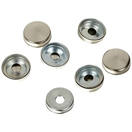 Mobila RS00870 Screw Cover Caps Conical Brass Nickel Plated Diameter 16mm Pack of 12 Unit