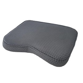 Esme L&H Shower Seat Cushion for Transfer Benches in Bathtub, 4D Mesh Fabric Sauna Cushion Shower Chair Pad with Hook (Gray)