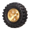 1 Inch RC Tires Brass Wheel Hub Rubber RC Car