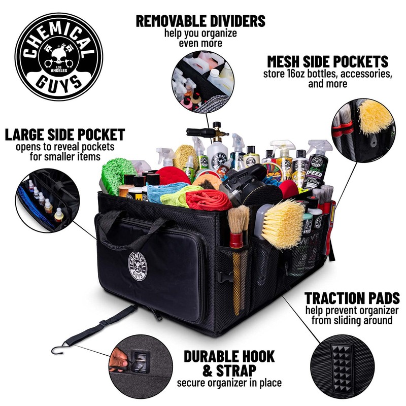 Chemical Guys Large Space Trunk Organizer.