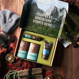 Every Man Jack Men’s Sea Minerals + Citron Bath and Body Gift Set - Clean Ingredients & Sea Minerals and Citron scent. - Round Out His Routine with Body Wash, 2-in-1 Shampoo, Deodorant & Face Wash