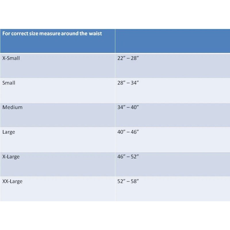 Alpha Medical Double Closure Abdominal Hernia Binder; Abdominal Hernia Support