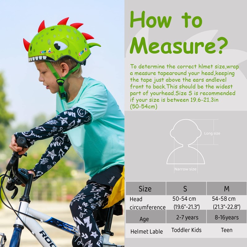 Kids Toddler Bike Helmet, Adjustable and Multi-Sport for Child Infant