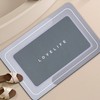 YCTMALL Bath mat Rubber Bathroom Mat-Quick Dry Absorbent Rug Non-Slip