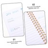 TEHAUX 2024-2026 Teacher Planner Academic Year Notebook Planner Book Binder