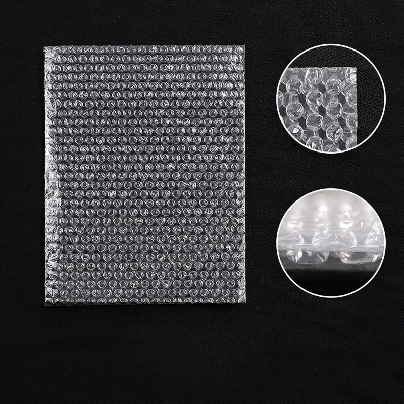 LAISIZHU エアパッキン 平袋 10枚入 横25cm×縦30cm エアキャップ袋 梱包 エアーパック 袋タイプ 透明