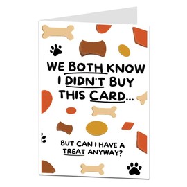 LimaLima Funny Birthday Card For Men Male From The Dog Dad Perfect For Husband & Boyfriend