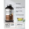 Cápsulas de aceite Keto MCT | 3600 mg | 300