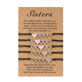 Friendship Bracelet Best Friend Bracelet Gifts Women Pinky Promise Bracelets for Best Friends Natural Stone Beaded Bracelet Healing Stone Anxiety Relief Bracelet Birthday Gifts for Girls,Bestie Sister,BFF