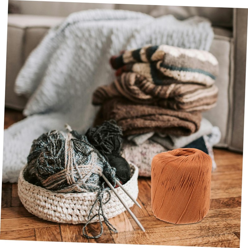 NOLITOY 1 Roll Multi Function Portable Cotton Yarn for Crocheting
