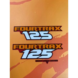 Unbranded 1986 Honda TRX125 125 TRX Fender Decals Stickers 86