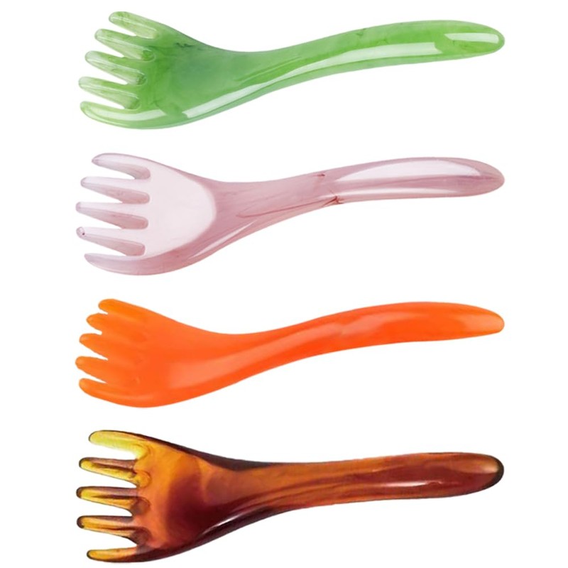 Healifty 4 Pcs Guasha Scraping Massage Tool Massage Comb Facial