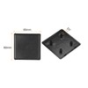 Rebower Single Hole Square Aluminium Extrusion End Cap [for Aluminium