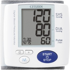 Citizen CH-617 Medidor de Presión Arterial, blanco/azul