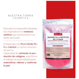 Mascarilla Hidroplástica Vampire Rellenadora Con Poliláctico Todo tipo de piel