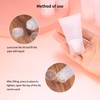 VARHHUXHA Empty Cosmetic Tube Containers, 30 ml Refillable Cosmetic Bottle