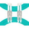 Fibergaga 2m(6ft) OM3 LC to LC Fiber Patch Cable,10GB/40GB Multimode