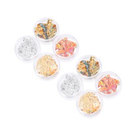 COHEALI 2sets Flakes Nail Decor Metallic Foil Flakes for Manicure Art Multi-Color Glitter for Stunning Nails