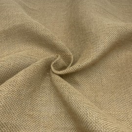 EDGEAM 200 cm Jute Fabric, Sold by the Metre, 160 cm Wide, Hessian Made of Natural Fibres, 280 g/m², Jute Fabric for Sewing, Crafts, Decorative Fabric for Home, Gardening, Party Accessories, DIY