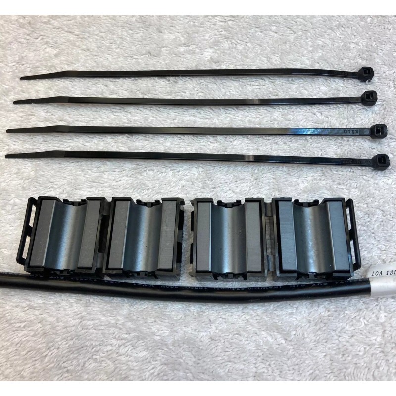 Unbranded FERRITE CORE TOROID POWER CORD NOISE SUPPRESSOR CLIP ON