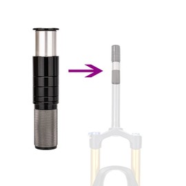 Bike Stem Riser Bicycle Fork Stem Ext Handlebar Raiser Headup Adapter for 28.6mm(1-1/8 Inch) Mountain Bike Road Bike BMX MTB GTRH