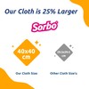 Sorbo Pack of 6 Microfibre Cleaning Cloths, Multipurpose Cleaning Towels,