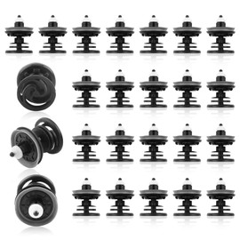 Pack of 22 Door Panel Fixing Clips, Door Panel Clips, Fixing Clips T5, Replacement Clips for VW T4, 7L6868243 Brackets Car Trim for A1, A4, A5, A6, Golf 5, 6, 7