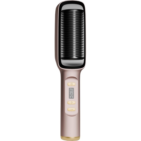 TEELITE Peine Alisador Y Rizador de Pelo Profesional Ionic Plus,