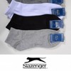 Men's Basic Colorful Ultra-Mini Plain Socks (5 Pairs) 5 Pairs (Gray) 26cm