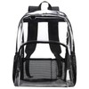 BORMELUN Clear Backpack Transparent Bookbag See-Through Stadium Concert approved Men