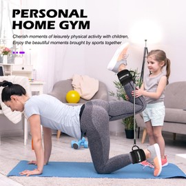 Ankle Resistance Bands with Cuffs, Ankle Weights Exercise Bands for Working Out, Recoils and Glutes Workout Equipment, Leg Resistance Bands Set with Ankle Strap for Women & Men Home Gym Fitness