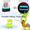 VBESTLIFE Plastic Fishing Bait Holder 2 Compartment Earthworm Lure Storage