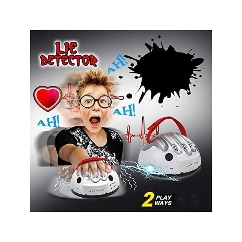 Electric Shocking Lie Detector, Tricky Novelty Game Interesting Polygraph Test