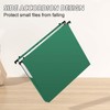 NORDUN Plastic Hanging File Folders Expandable,12 Pack Heavy Duty Hanging