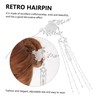 BIUDECO Retro Vintage Hair Stick Tassel Hairpin Ancient Style Elegant