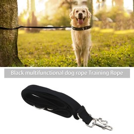 VGOL Dog Leash Hands Free Dog Rope Durable Pet Multifunctional Training Traffic Walking Lead Leash Double Running Lead for Large Medium Dogs Small Puppy Black