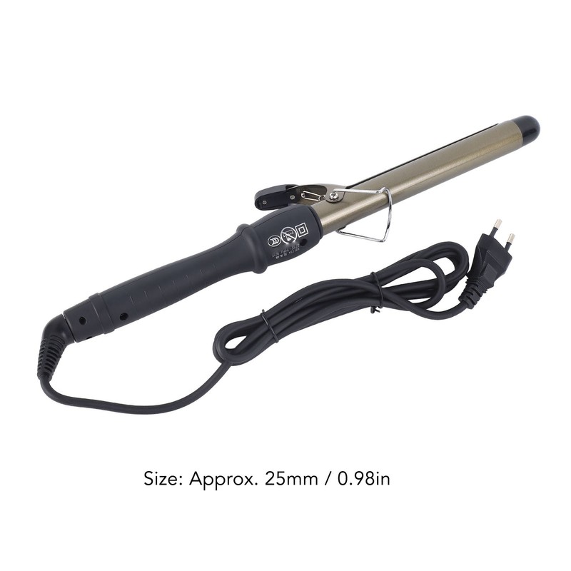 25mm Electric Hair Curler Adjust Temperature Prevent Scalding Negative Ion